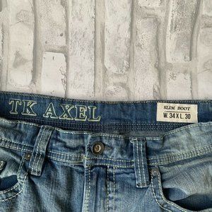 Pocket Blue Denim Jeans Pants W 34 X L 
